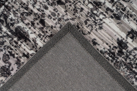 Design-Teppich Saphira 500 Grau Makro