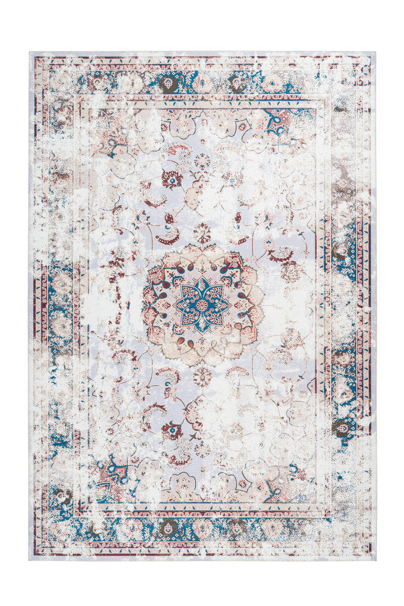 Stilvoller Teppich im Vintage-Design – Galaxy 200 Multi / Braun – Arte  Espina | Kurzflor-Teppiche