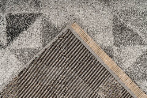 Design-Teppich Naila 200 Grau Makro