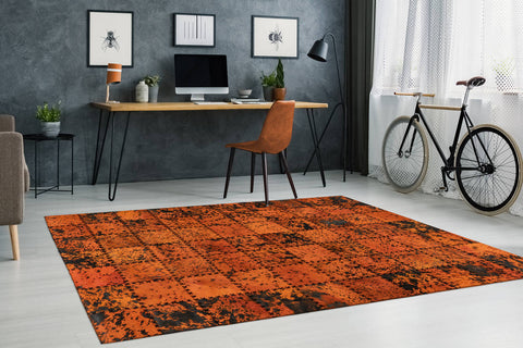 Design-Teppich Voila 100 Orange Ambiente