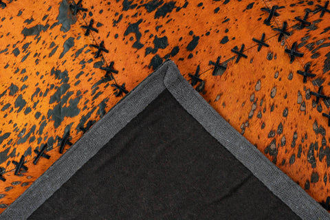 Design-Teppich Voila 100 Orange Makro