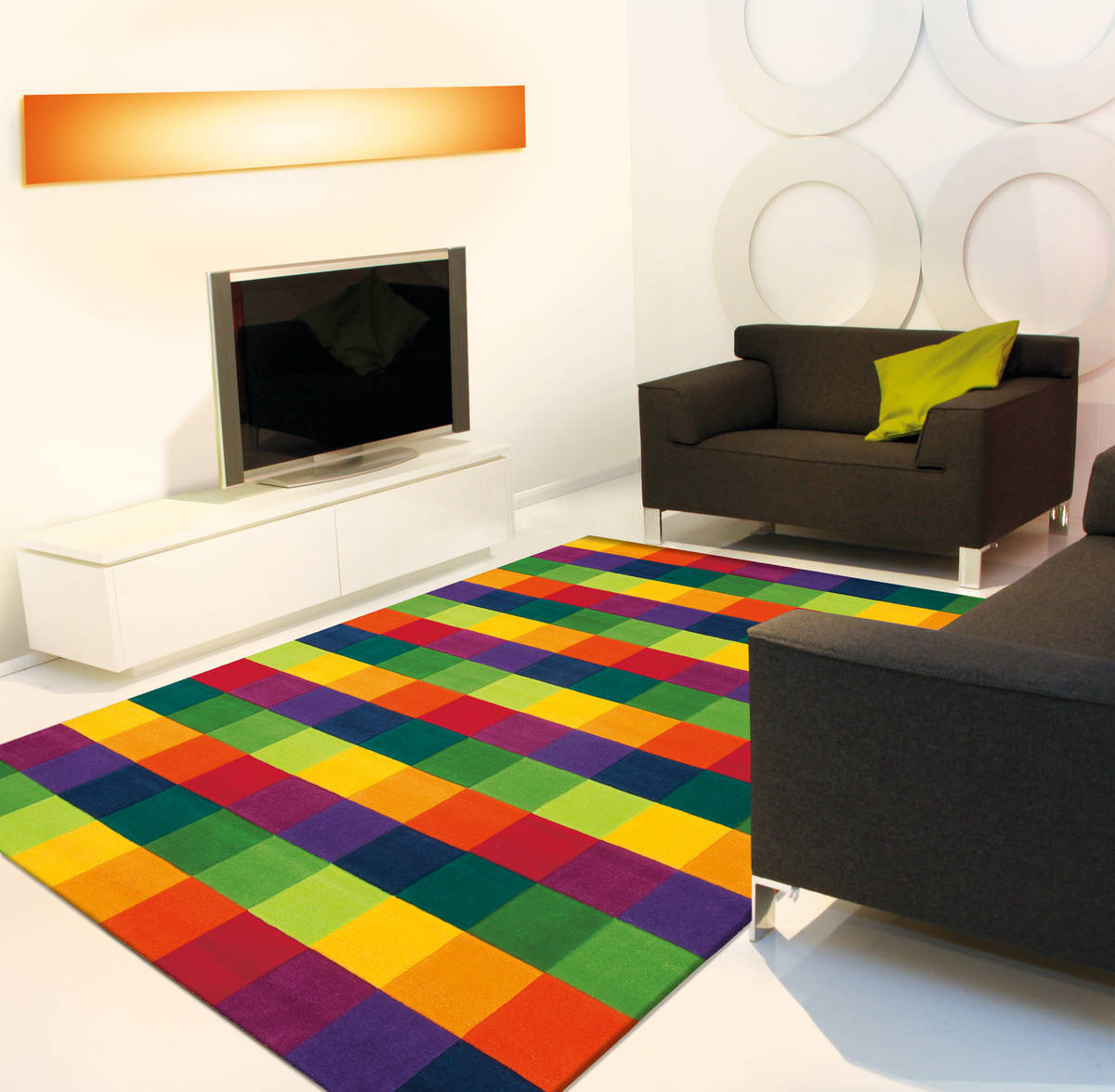 Motivteppich von Arte Espina – intensive und kraftvolle Farben | Kurzflor-Teppiche