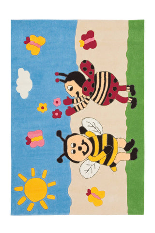 Teppiche Joy 4091 Multi Bumblebee Draufsicht
